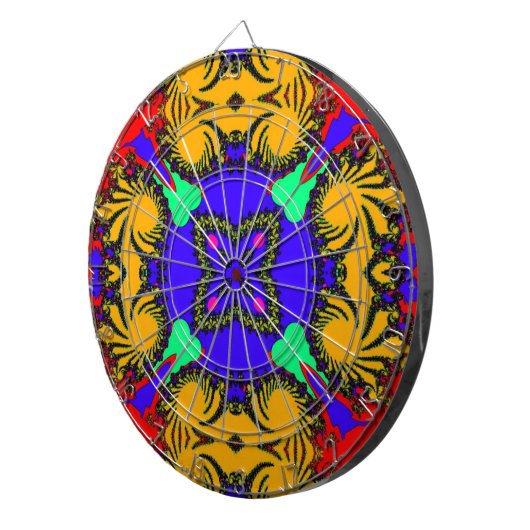 Kaleidoskop Dartscheibe (Vorderseite rechts)