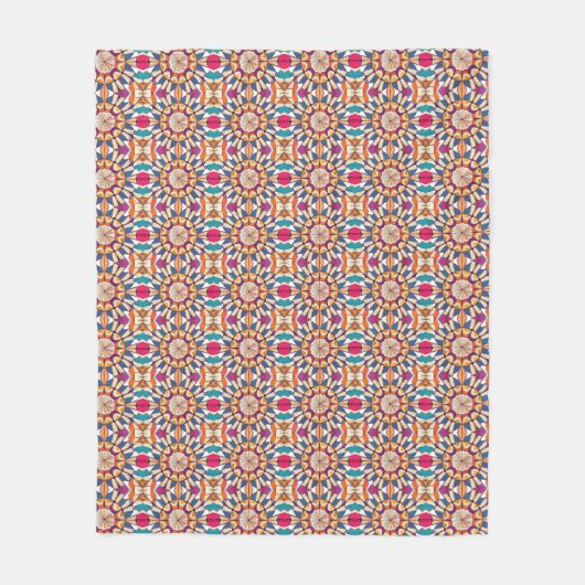 Kaleidoskop der Bücher Fleecedecke (Vorderseite)