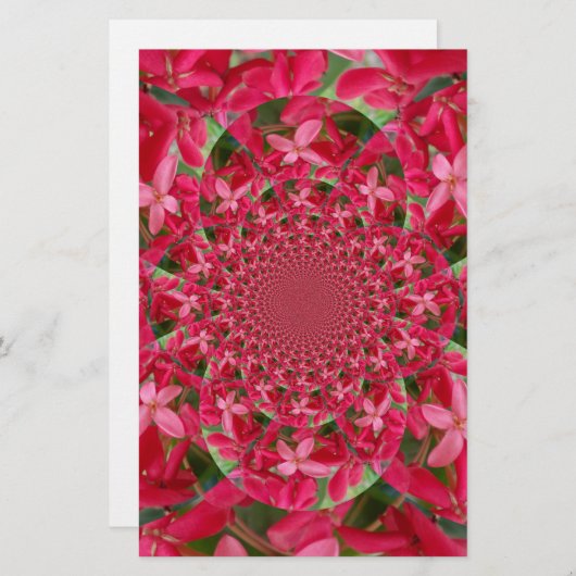 Kaleidoskop der Krimson: Blume der Blutmilch Briefpapier (Vorne/Hinten)