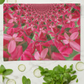 Kaleidoskop der Krimson: Blume der Blutmilch Küchentuch (Gefaltet)