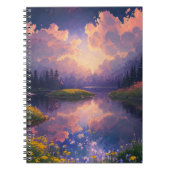 Kaleidoskop des Bergsees Notizblock (Vorderseite)