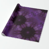 Kaleidoskop Design Chic Elegante Shiny Lila Geschenkpapier (Ungerollt)