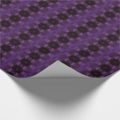 Kaleidoskop Design Chic Elegante Shiny Lila Geschenkpapier (Ecke)