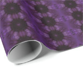 Kaleidoskop Design Chic Elegante Shiny Lila Geschenkpapier (Rolleneckpunkt)