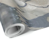 Kaleidoskop Design Light und Dunkelgrau Muster Geschenkpapier (Rolleneckpunkt)