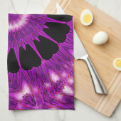Kaleidoskop Design Lila rosa Kunst Geschirrtuch (Viertel Falte)
