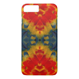 Kaleidoskop-Design mit Scharlachara iPhone 8 Plus/7 Plus Hülle