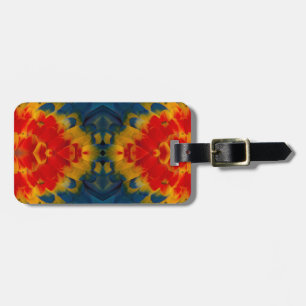 Kaleidoskop-Design mit Scharlachara Gepäckanhänger