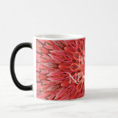 Kaleidoskop Design Red Blume Happy Neujahrstext Verwandlungstasse (Links)