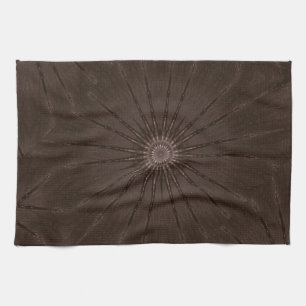 Kaleidoskop Design Rustikal Brown Handtuch