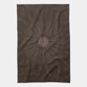 Kaleidoskop Design Rustikal Brown Handtuch (Vertikal)