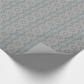 Kaleidoskop Design Rustikale, hellgraue Farben Geschenkpapier (Ecke)