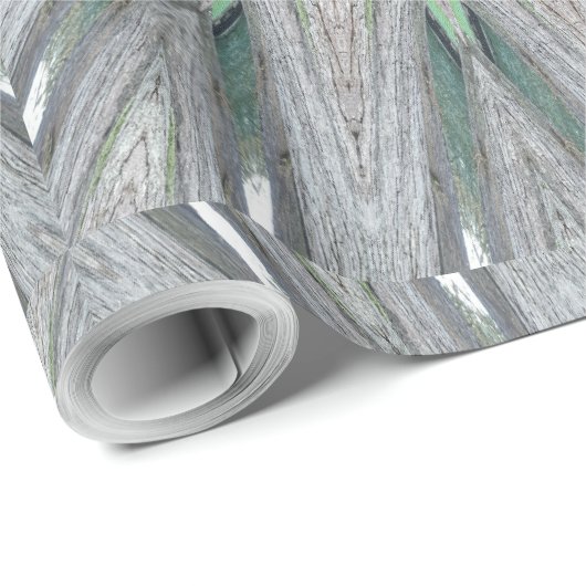 Kaleidoskop Design Rustikale, hellgraue Farben Geschenkpapier (Rolleneckpunkt)