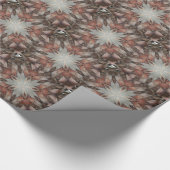 Kaleidoskop Design Star von Trunk of Palm Tree Geschenkpapier (Ecke)