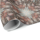 Kaleidoskop Design Star von Trunk of Palm Tree Geschenkpapier (Rolleneckpunkt)