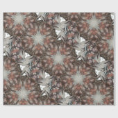 Kaleidoskop Design Star von Trunk of Palm Tree Geschenkpapier (Flach)