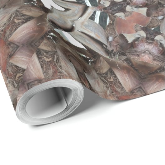 Kaleidoskop Design Star von Trunk of Palm Tree Geschenkpapier (Rolleneckpunkt)