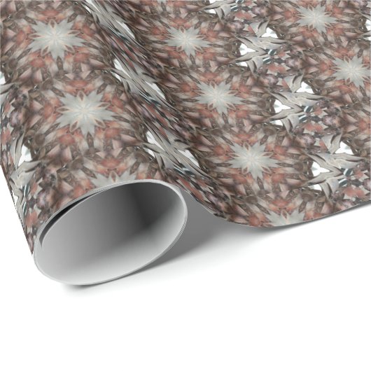 Kaleidoskop Design Star von Trunk of Palm Tree Geschenkpapier (Rolleneckpunkt)