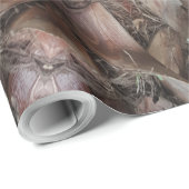 Kaleidoskop Design Star von Trunk of Palm Tree Geschenkpapier (Rolleneckpunkt)