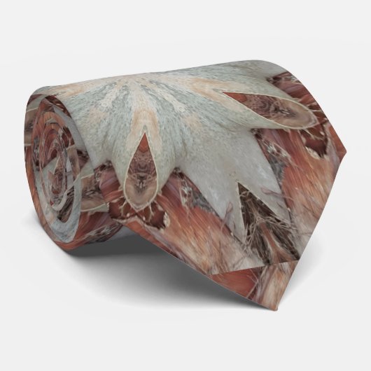 Kaleidoskop Design Star von Trunk of Palm Tree Krawatte (Gerollt)
