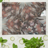 Kaleidoskop Design Star von Trunk of Palm Tree Küchentuch (Gefaltet)