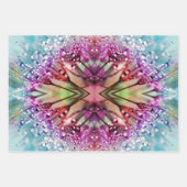 Kaleidoskop-Dewdrops: Abstrakte Kunst der Blumen Geschenkpapier Set (Vorderseite 2)