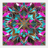 Kaleidoskop Disco Peel and Stick Tapete (Vorderseite)