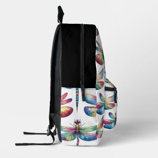 Kaleidoskop Dragonflies Bedruckter Rucksack (Links)