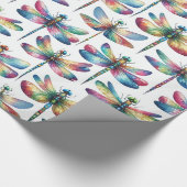Kaleidoskop Dragonflies Geschenkpapier (Ecke)