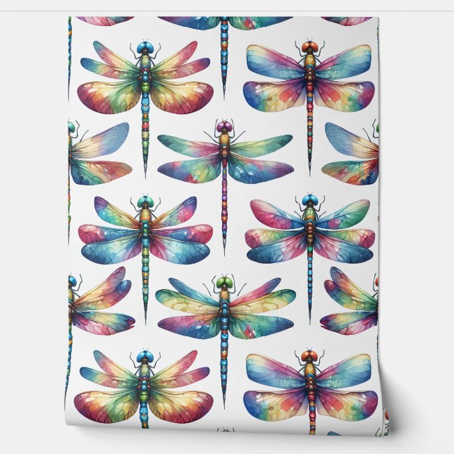 Kaleidoskop Dragonflies Tapete (Abrollen)