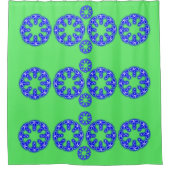 Kaleidoskop Duschvorhang (Vorderseite)