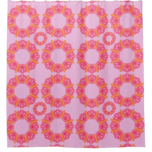 Kaleidoskop Duschvorhang (Vorderseite)