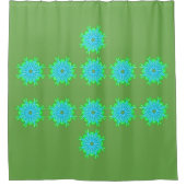 Kaleidoskop Duschvorhang (Vorderseite)