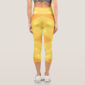 Kaleidoskop eines hellen Sonnenaufgangs Capri Leggings (Rückseite)