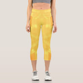 Kaleidoskop eines hellen Sonnenaufgangs Capri Leggings (Vorderseite)