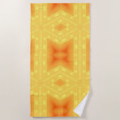 Kaleidoskop eines hellen Sonnenaufgangs und von Li Strandtuch (Vorderseite)