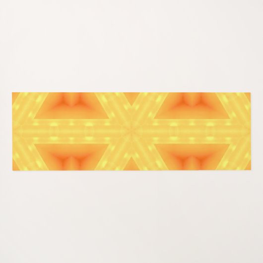 Kaleidoskop eines hellen Sonnenaufgangs Yogamatte (Rückseite (Horizontal))