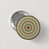 Kaleidoskop-Entwurf Button (Vorne & Hinten)