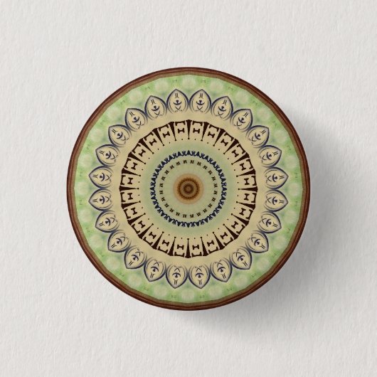 Kaleidoskop-Entwurf Button (Vorderseite)