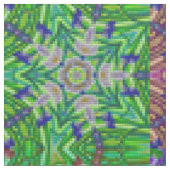 Kaleidoskop-Farben Stoffspaß! Stoff (Nahaufnahme)