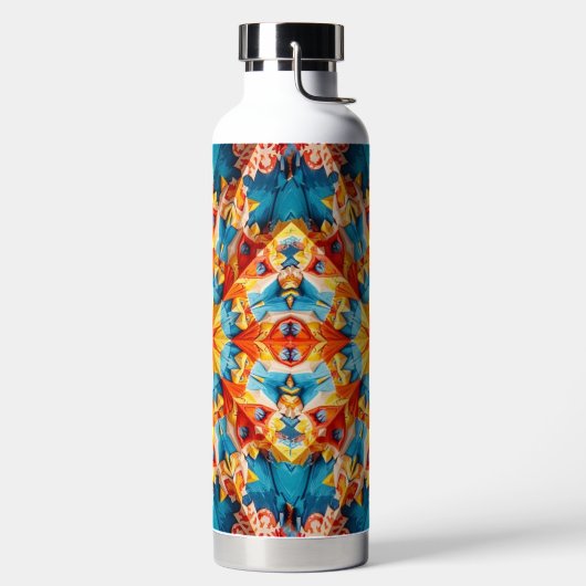 Kaleidoskop-Farbgestaltung Trinkflasche (links)