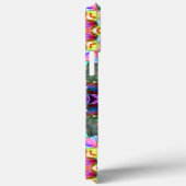 Kaleidoskop-farbiger Stern in virtuell gebürstetem Case-Mate iPhone Hülle (Rückseite / Rechts)