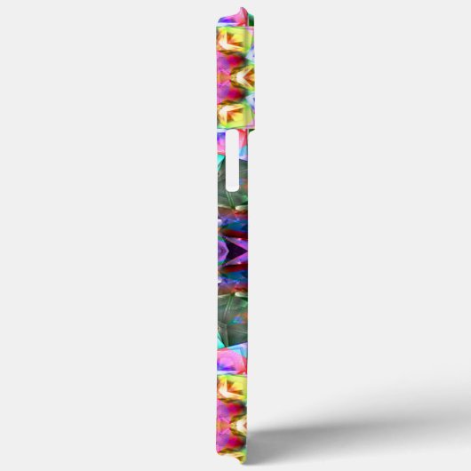 Kaleidoskop-farbiger Stern in virtuell gebürstetem Case-Mate iPhone Hülle (Rückseite / Rechts)