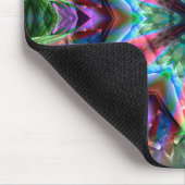 Kaleidoskop-farbiger Stern in virtuell gebürstetem Mousepad (Ecke)