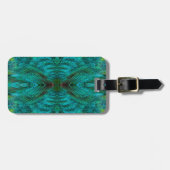Kaleidoskop-Feder-Design Gepäckanhänger (Vorderseite horizontal)