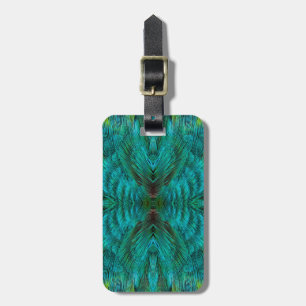 Kaleidoskop-Feder-Design Gepäckanhänger