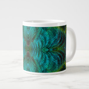 Kaleidoskop-Feder-Design Jumbo-Tasse