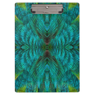 Kaleidoskop-Feder-Design Klemmbrett