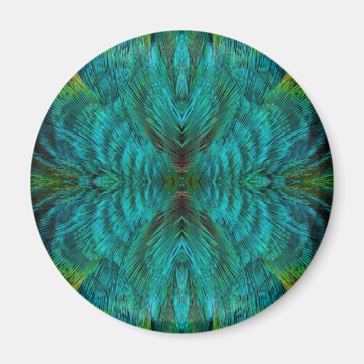 Kaleidoskop-Feder-Design Magnet (Vorne)