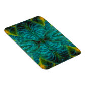 Kaleidoskop-Federdesign Magnet (Rechte Seite)